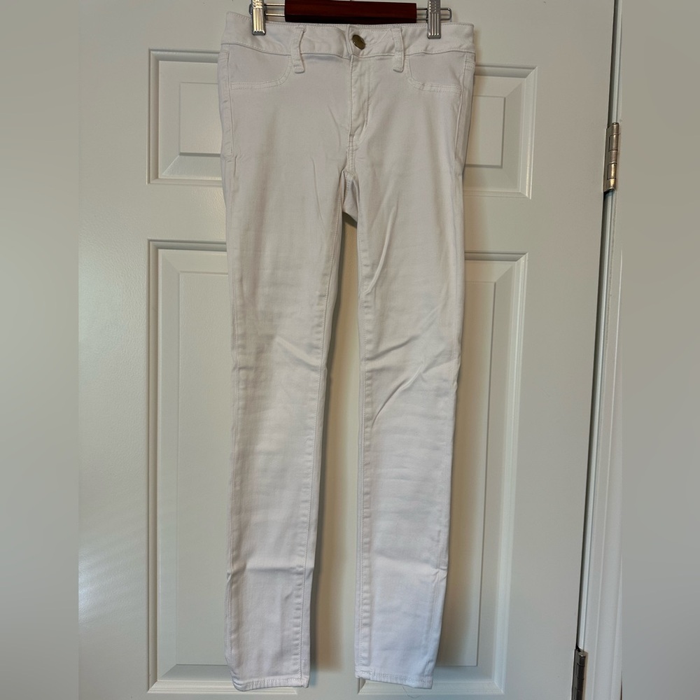 American Eagle Outfitters Women's White Skinny Jeans